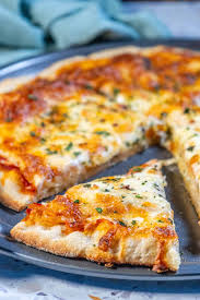 Pizza with cheese & spices